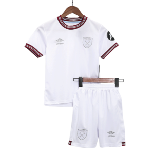 Kid's West Ham United Away Soccer Jersey Kit(Jersey+Shorts) 2023/24